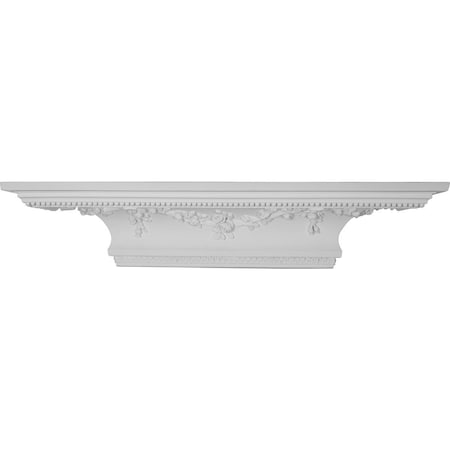 Ekena Millwork 36"W x 7 3/8"H x 9 1/8"P Victorian Shelf SH36X07X09VI